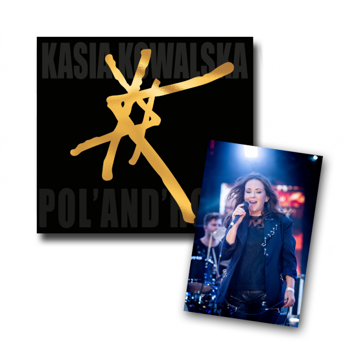 Kasia Kowalska - Album “LIVE POL’AND’ROCK 2021” [CD+DVD] z autografem + POSTER Z AUTOGRAFEM