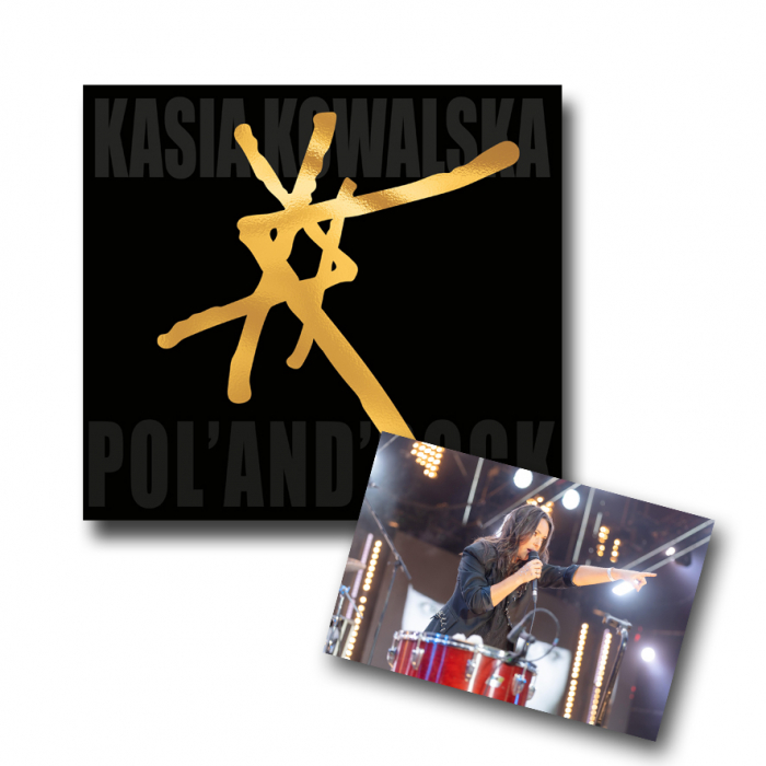 Kasia Kowalska - Album “LIVE POL’AND’ROCK 2021” [CD+DVD] z autografem + POSTER Z AUTOGRAFEM